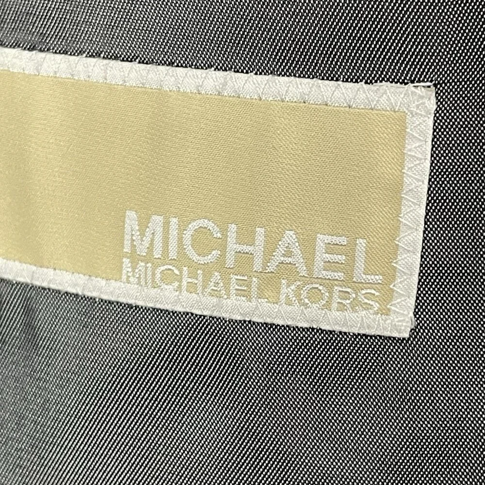Michael Kors Grey Two Button Double Vented Notch Blazer Sport Coat Size 46R